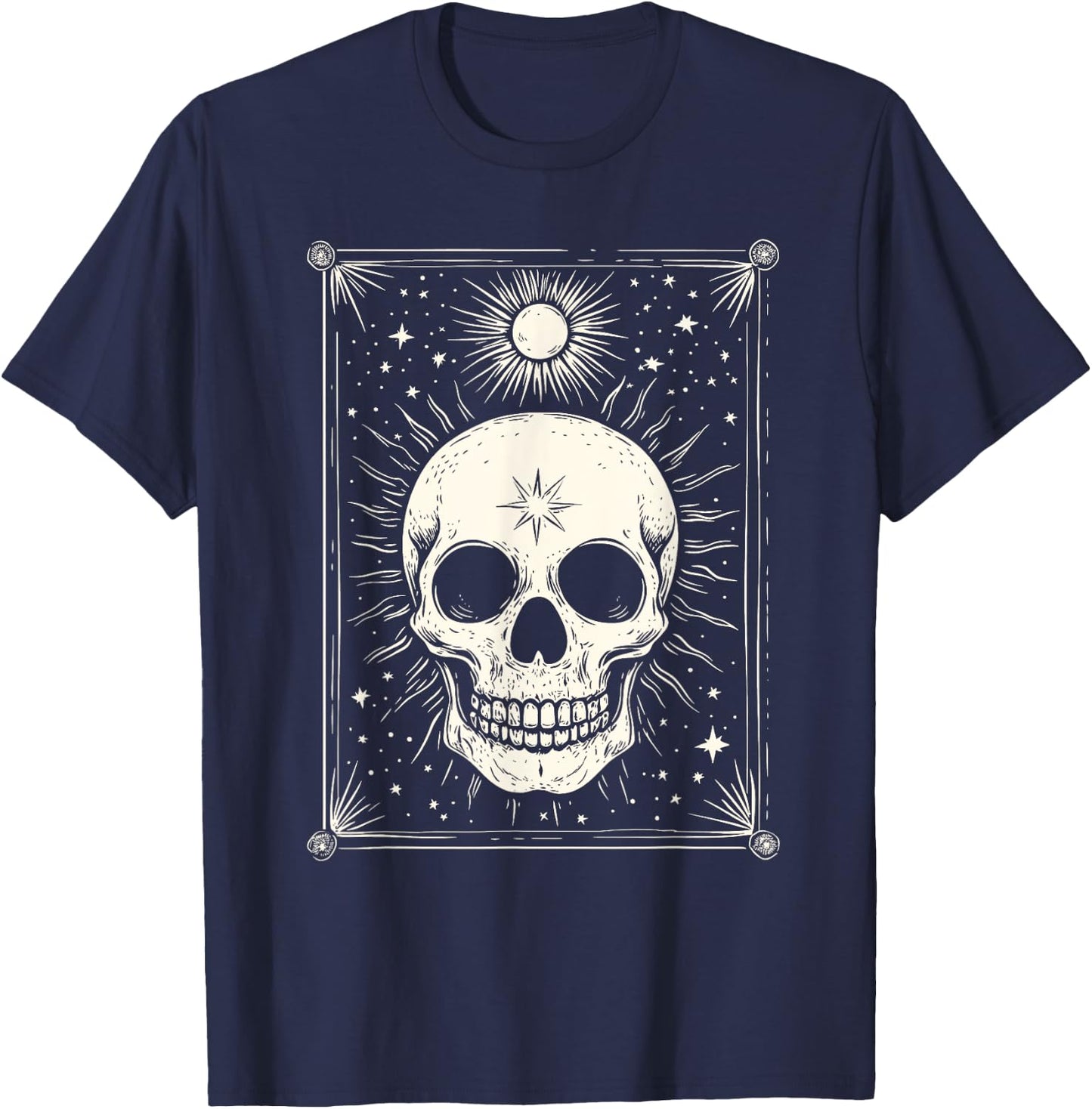 Celestial Skull T-Shirt - T-Shirt | Navy