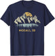 Mccall Idaho Mountain Sunset Sunrise ID T-Shirt - T-Shirt | Navy