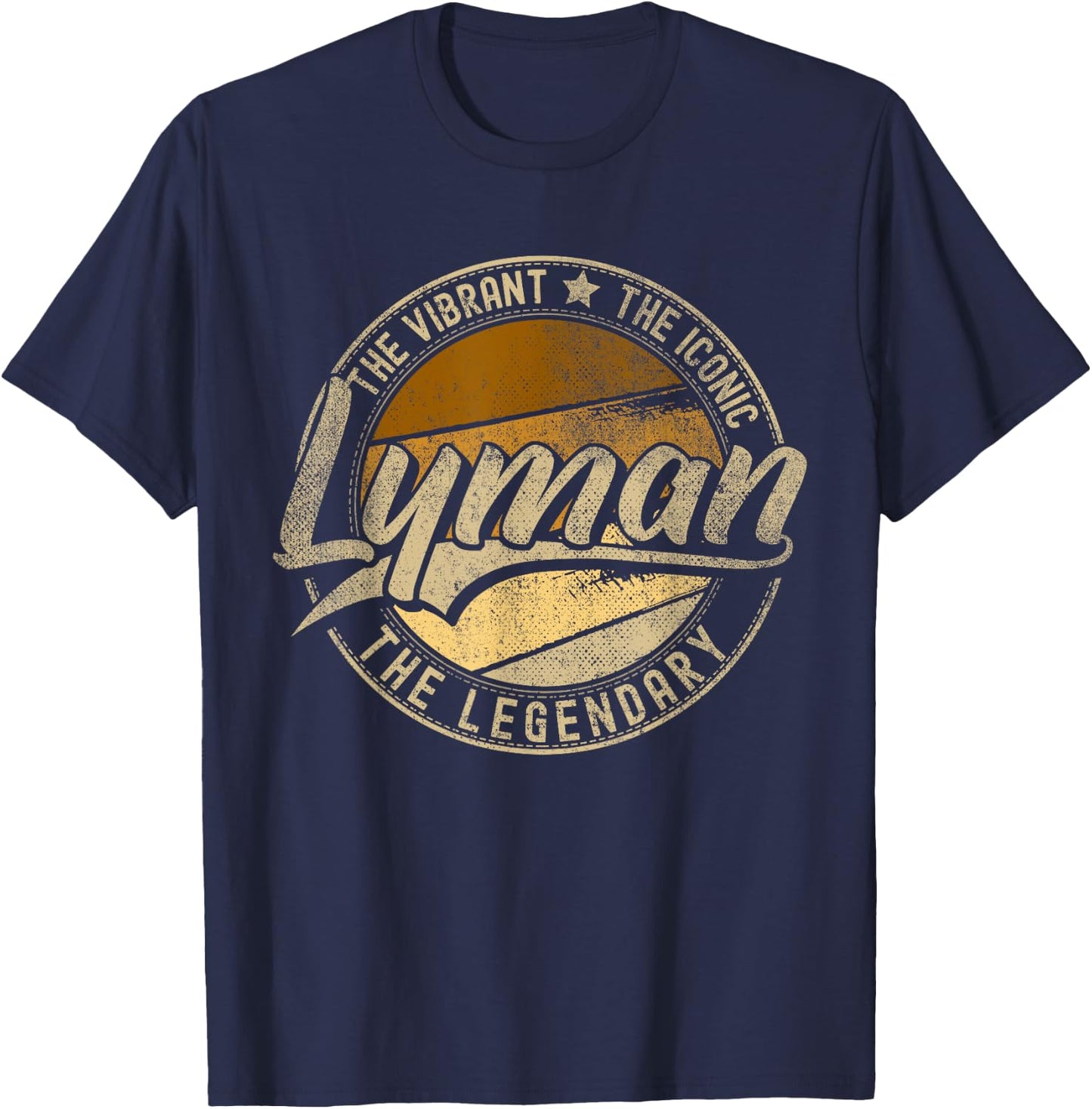 Lyman SC | South Carolina | Vintage Distressed T-Shirt - T-Shirt | Navy