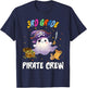 Third Grade Pirate Crew Halloween School Party Costume T-Shirt - T-Shirt | Navy