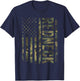 Redneck Army Camouflage American Flag Desert Camo T-Shirt - T-Shirt | Navy