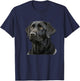 Cute Black Lab Black Labrador Retriever Puppy Dog Mom Animal Women Kids T-Shirt - T-Shirt | Navy