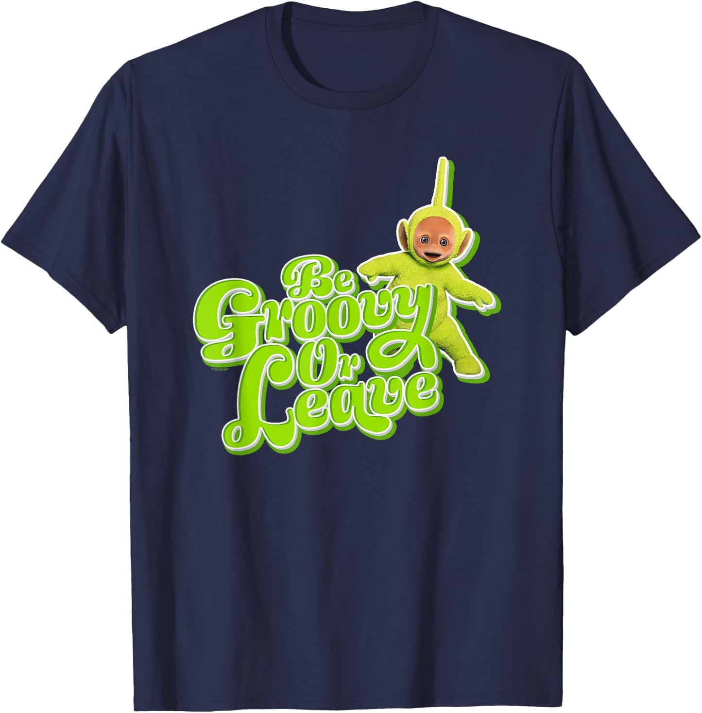 Teletubbies Be Groovy Or Leave Dipsy T-Shirt - T-Shirt | Navy