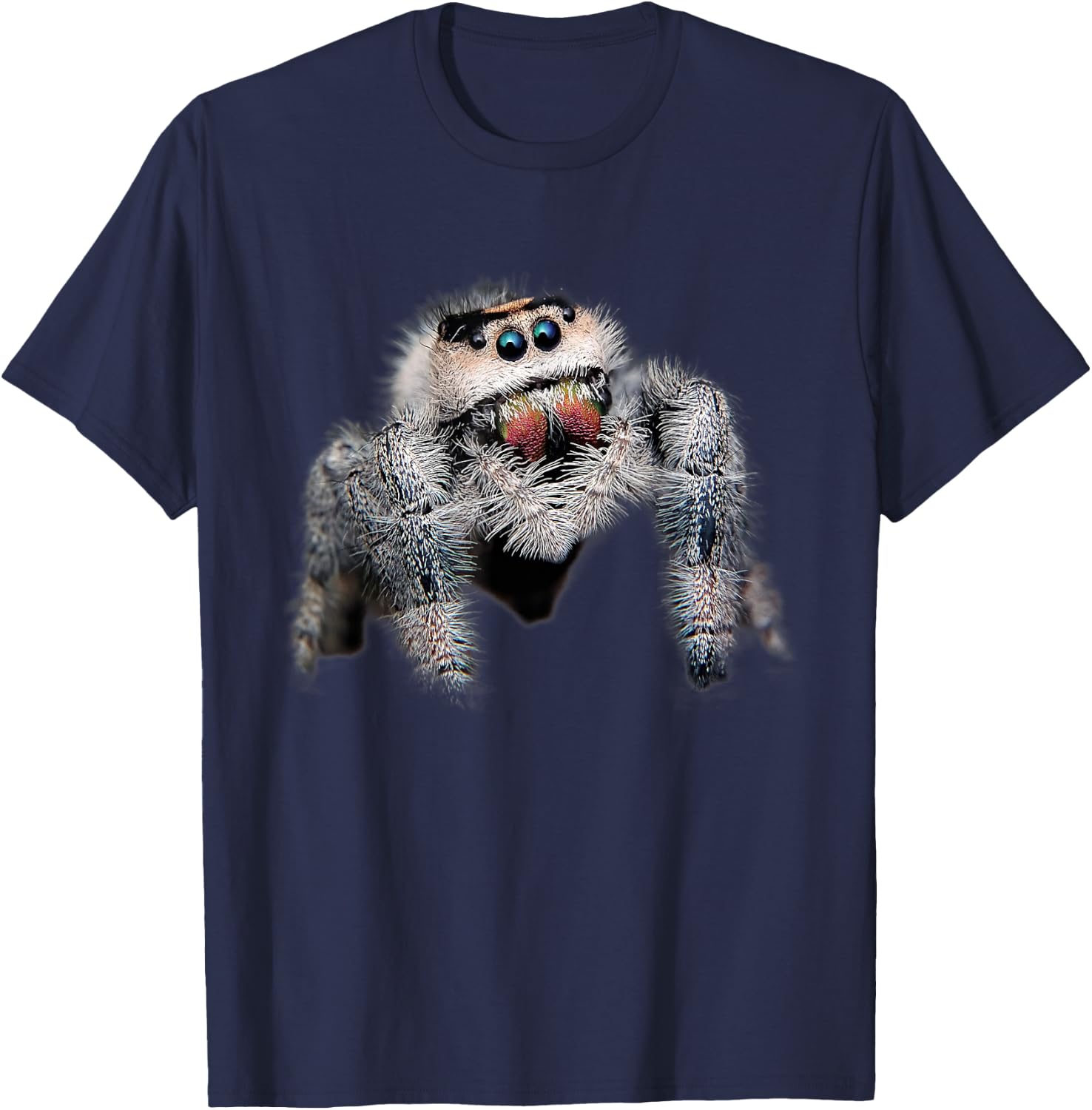 Arachnid Pet Spider Salticidae - Cute Spider T-Shirt - T-Shirt | Navy