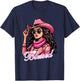 Blessed Black Cowgirl Western Swag African Christian Woman T-Shirt - T-Shirt | Navy