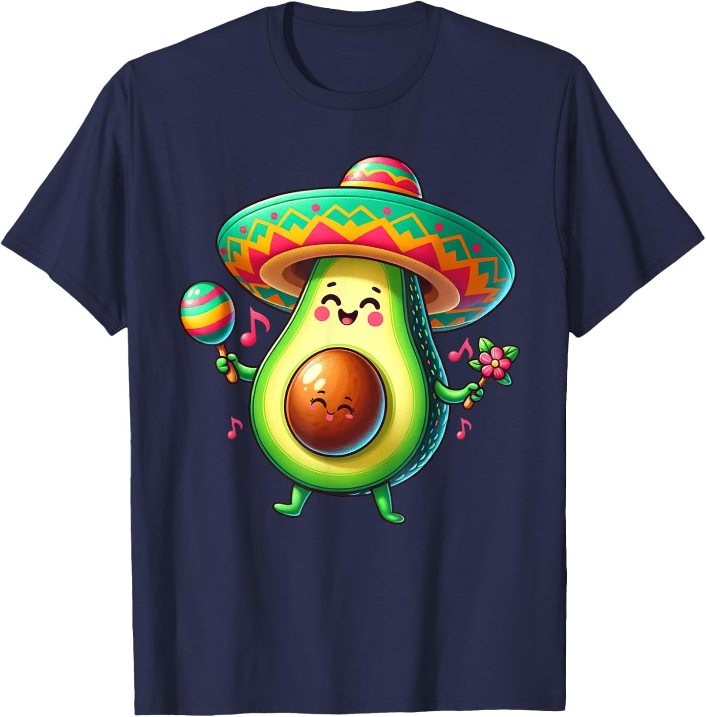 Pregnancy mom to be Avocado Pregnant Mamacado Cinco De Mayo T-Shirt - T-Shirt | Navy