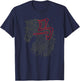 Chinese Lunar New Year Of The Horse 2026 Vietnamese Tet T-Shirt - T-Shirt | Navy