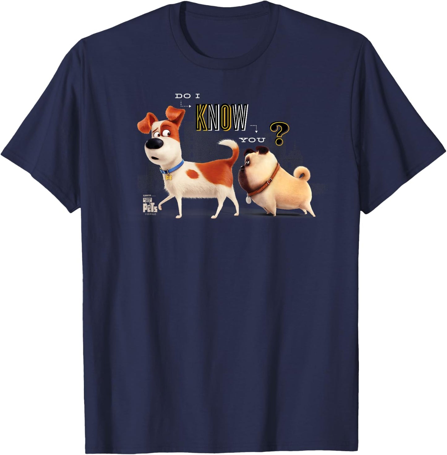 The Secret Life of Pets Max & Mel Do I Know You T-Shirt - T-Shirt | Navy