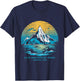 Ice Mountain Greenland Souvenir T-Shirt - T-Shirt | Navy