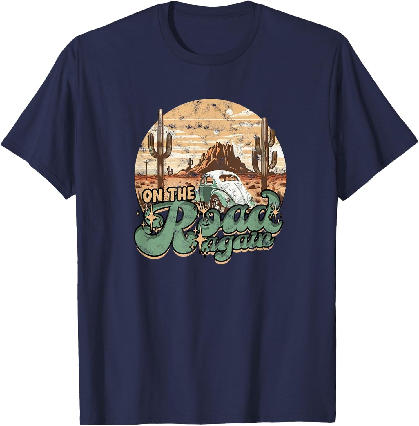 On The Road Again T-Shirt - T-Shirt | Navy