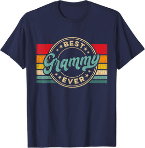 Best Grammy Ever Vintage Retro Mother's Day Gift T-Shirt - T-Shirt | Navy