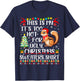 It's Too Hot For Ugly Christmas Sweaters Chipmunk Lover T-Shirt - T-Shirt | Navy