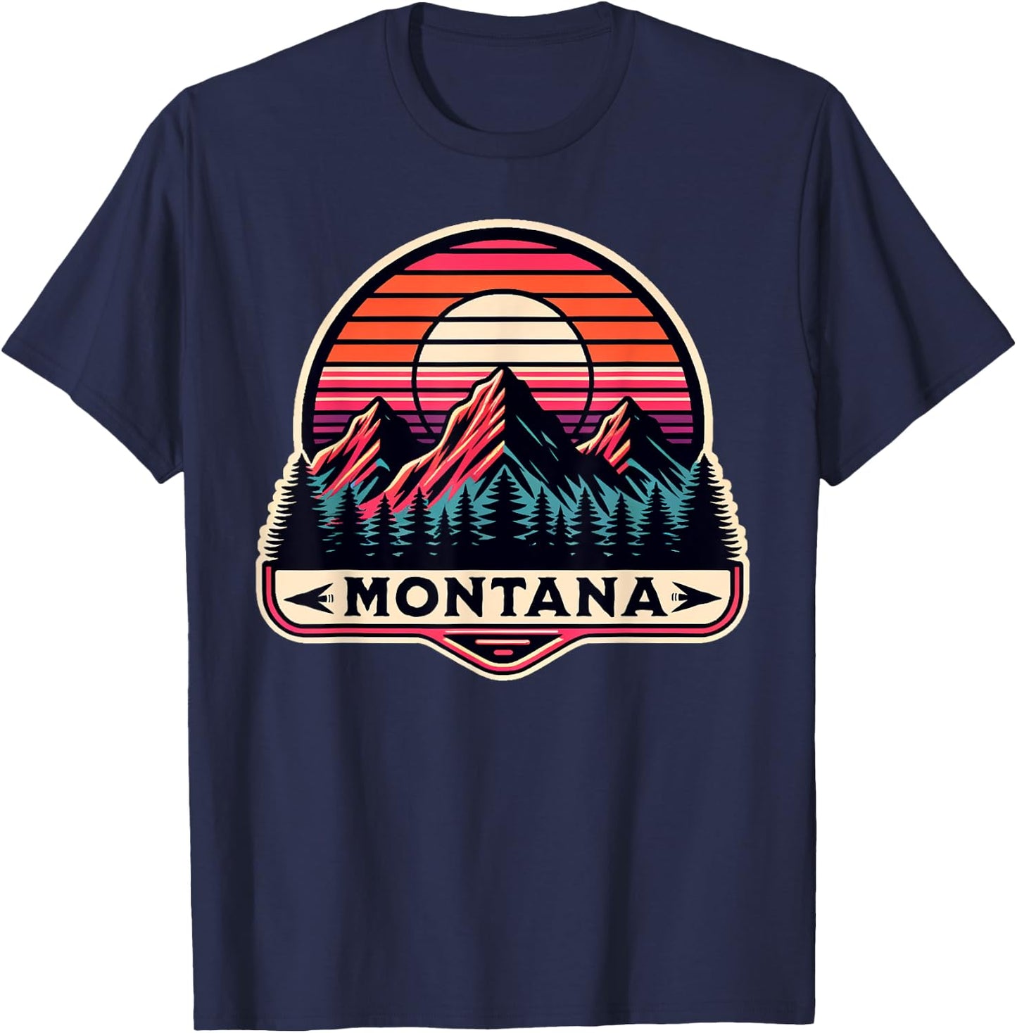 Montana T-Shirt - T-Shirt | Navy