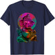 Psychedelic Ganesha Elephant - Spiritual Hindu Art T-Shirt - T-Shirt | Navy