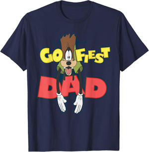Disney A Goofy Movie Goofy Goofiest Dad Logo Father's Day T-Shirt - T-Shirt | Navy