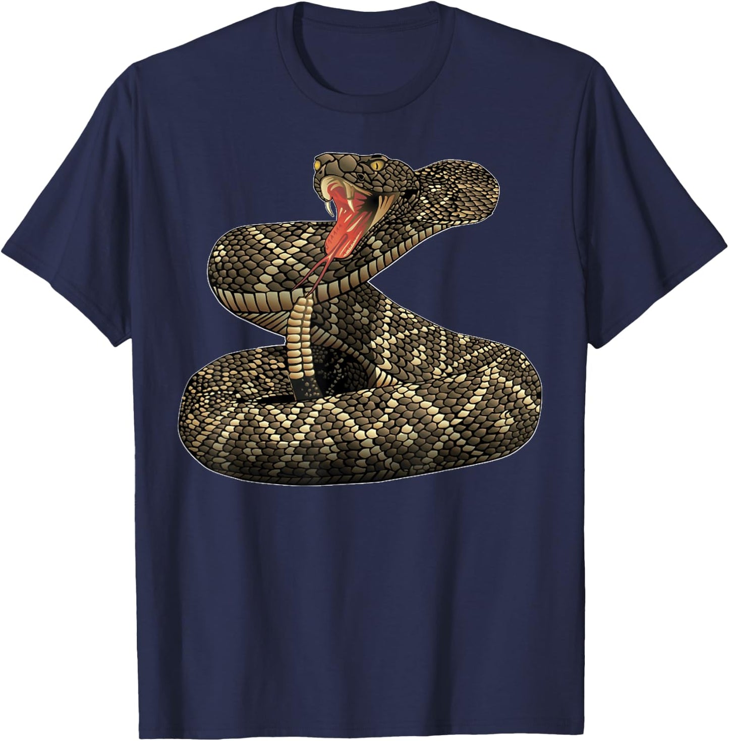 Rattlesnake T Shirt women boys girls kids T-Shirt - T-Shirt | Navy