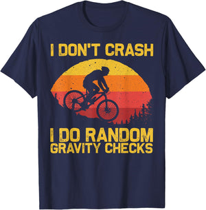 Cool Mountain Biking Women Biker MTB Bicycle Bike T-Shirt - T-Shirt | Navy