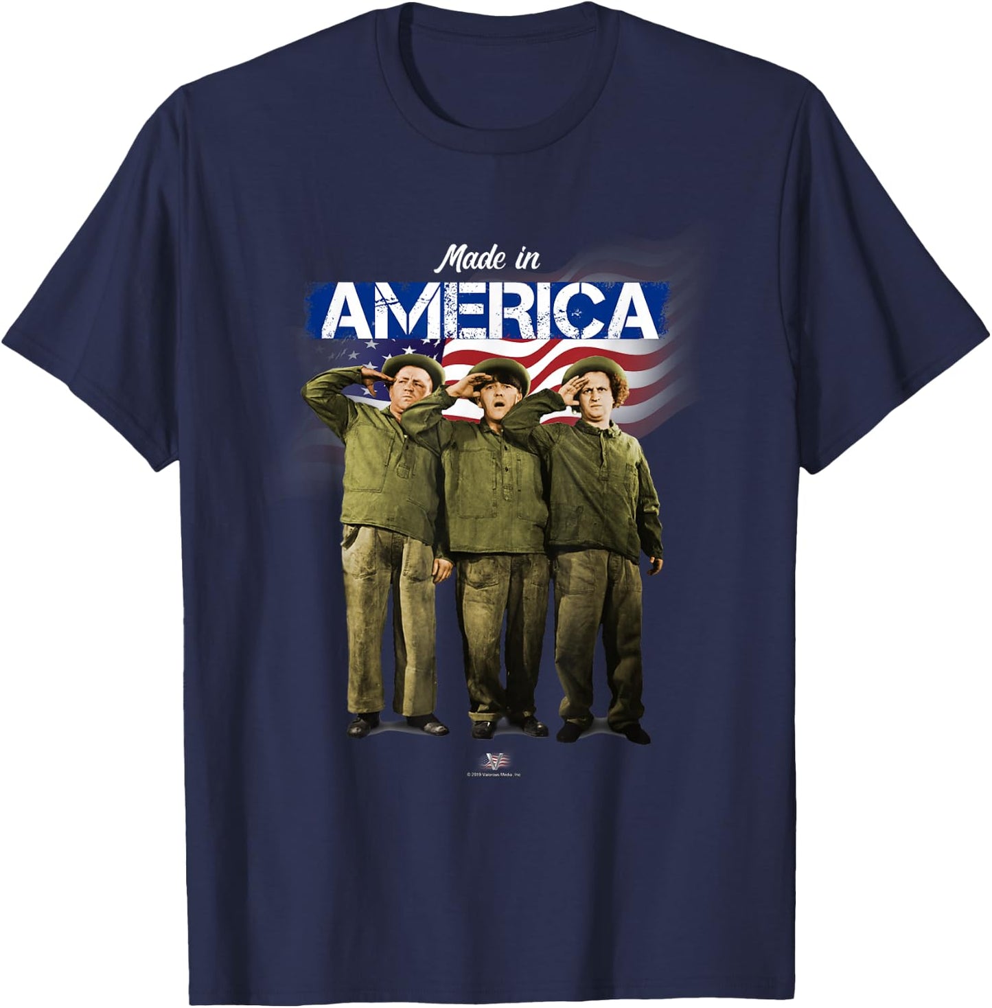 VTV- The Three Stooges: Made in America T-Shirt - T-Shirt | Navy