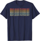 Retro 70s Nuclear Physicist Job Title T-Shirt - T-Shirt | Navy