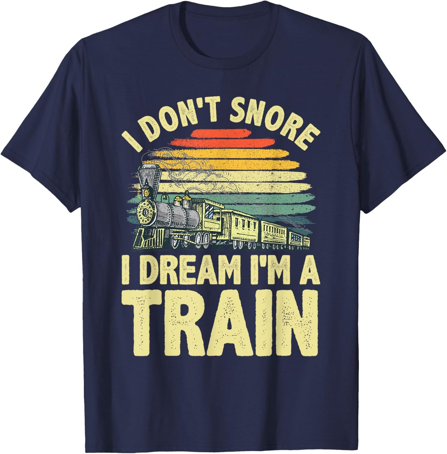 Best Train Boys Steam Locomotive Train Collector T-Shirt - T-Shirt | Navy