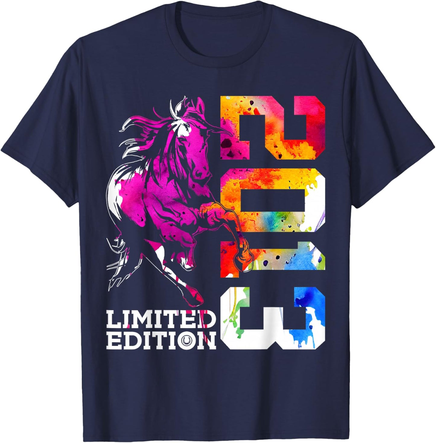 Limited Edition 2013 Riding Horse 13th Birthday T-Shirt - T-Shirt | Navy