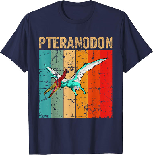 Dino Pteranodon Dinosaur T-Shirt - T-Shirt | Navy