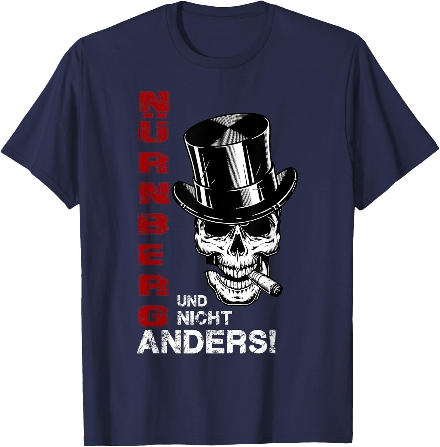 Ultras Nuremberg Shirt Nuremberg Boys' Football Tradition FCN T-Shirt - T-Shirt | Navy