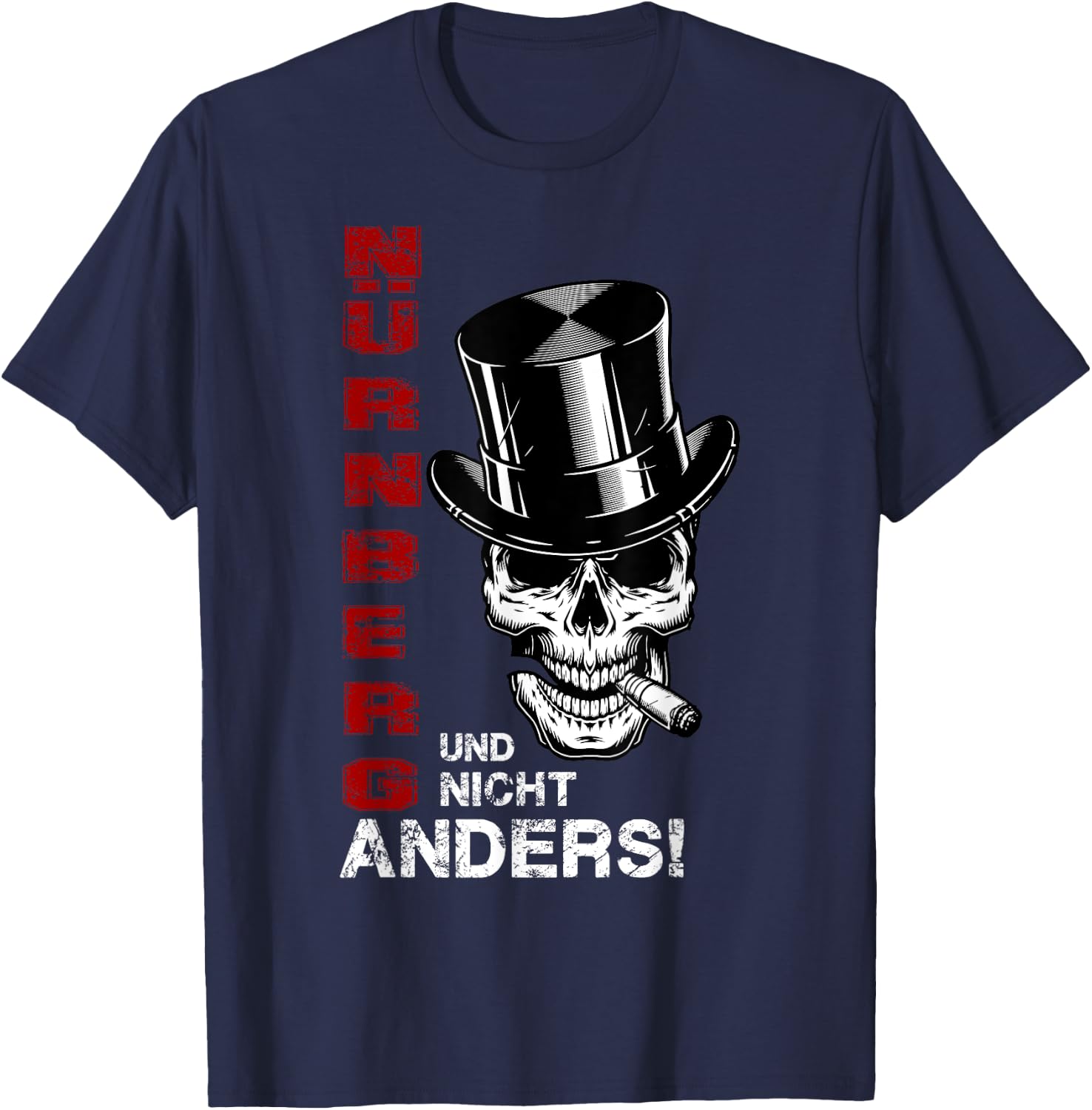 Ultras Nuremberg Shirt Nuremberg Boys' Football Tradition FCN T-Shirt - T-Shirt | Navy
