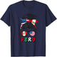 Peru Girls USA American peruvian Girl T-Shirt - T-Shirt | Navy