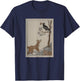 The Fox and The Crow - Aesop's Fables T-Shirt - T-Shirt | Navy