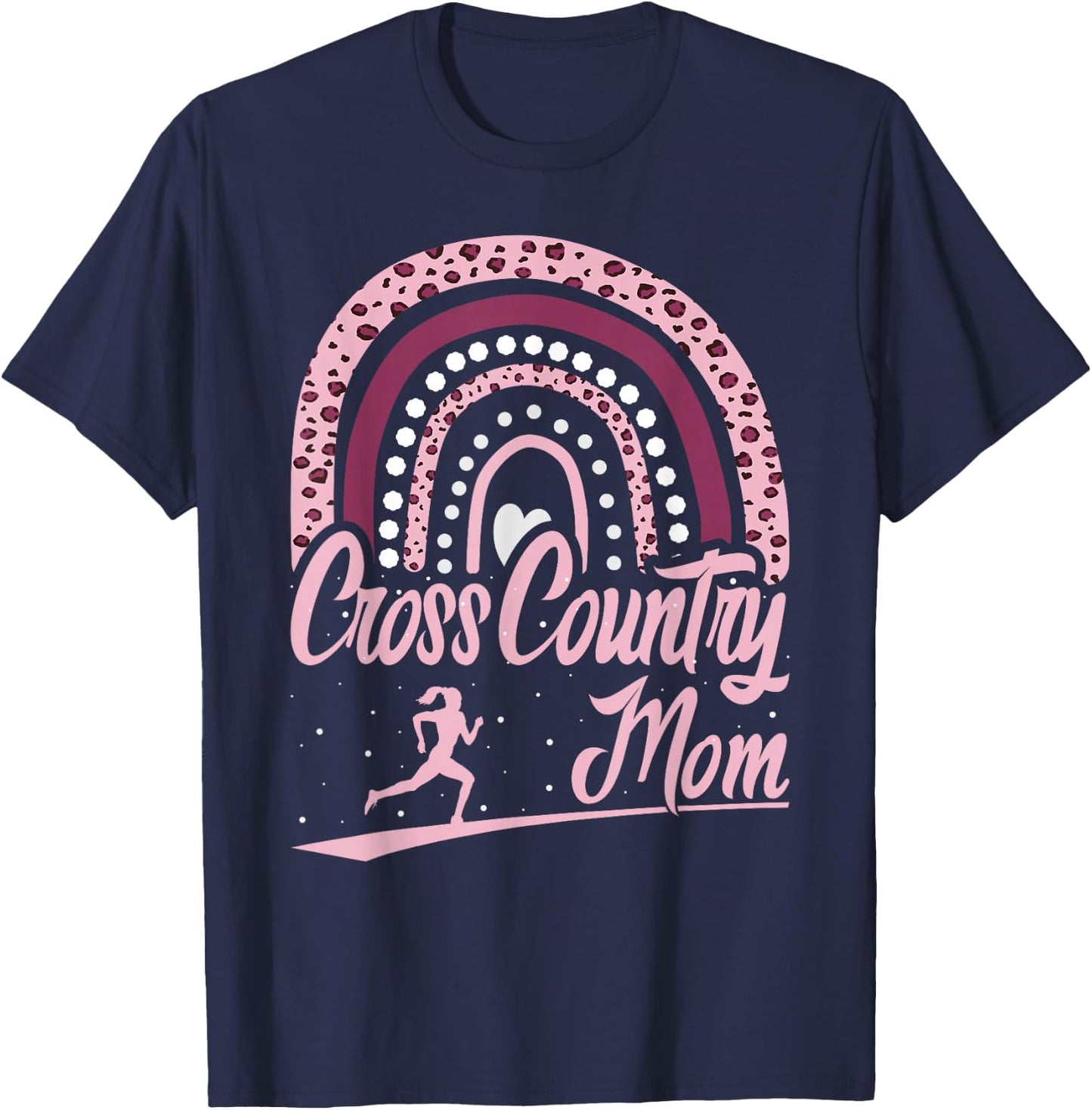 Cross Country Mom Running and Trail Running Women T-Shirt - T-Shirt | Navy