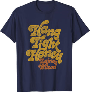 Lainey Wilson - Hang Tight Honey T-Shirt - T-Shirt | Navy