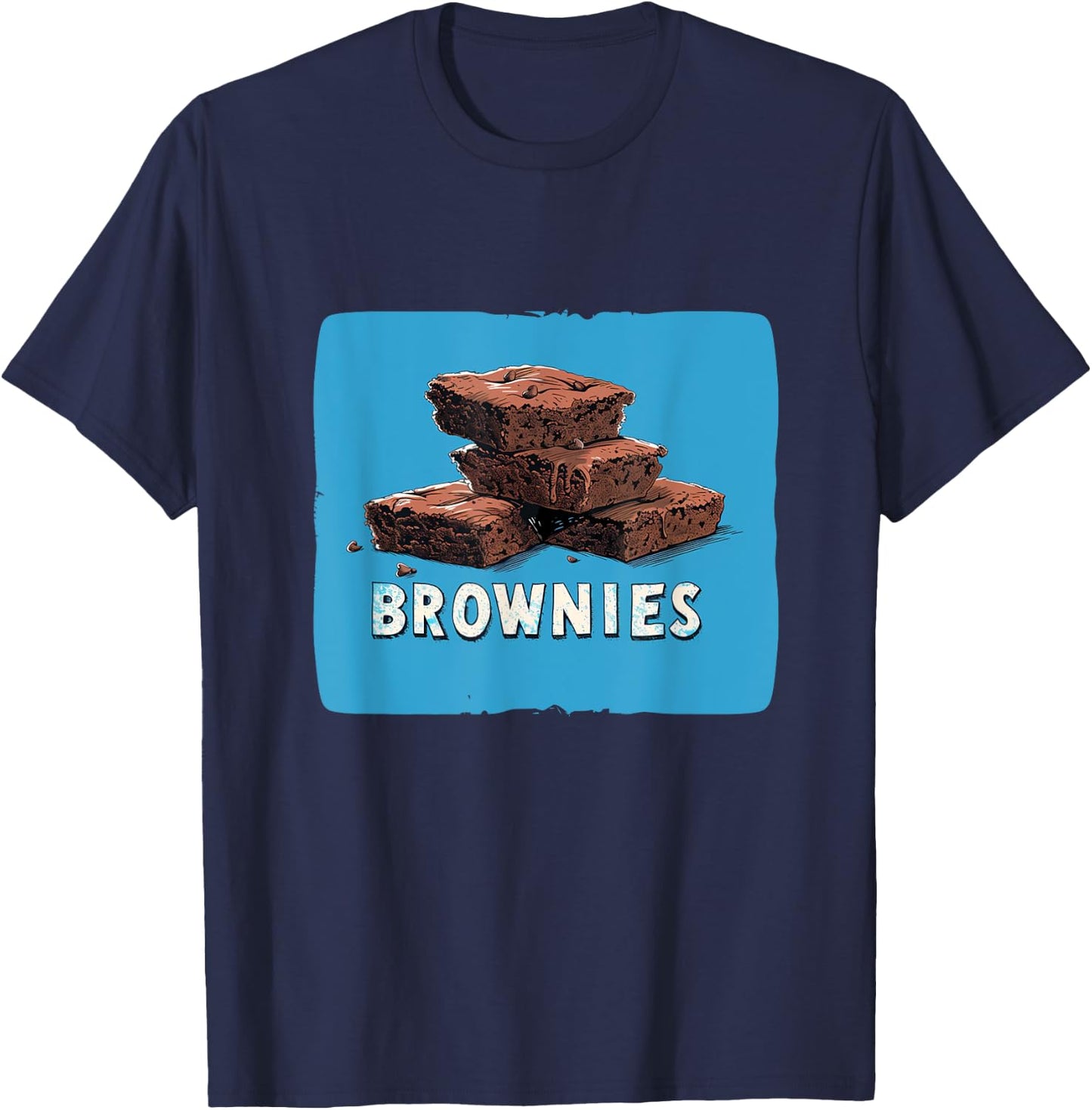 Awesome Brownies Costume for Chocolate Lovers T-Shirt - T-Shirt | Navy