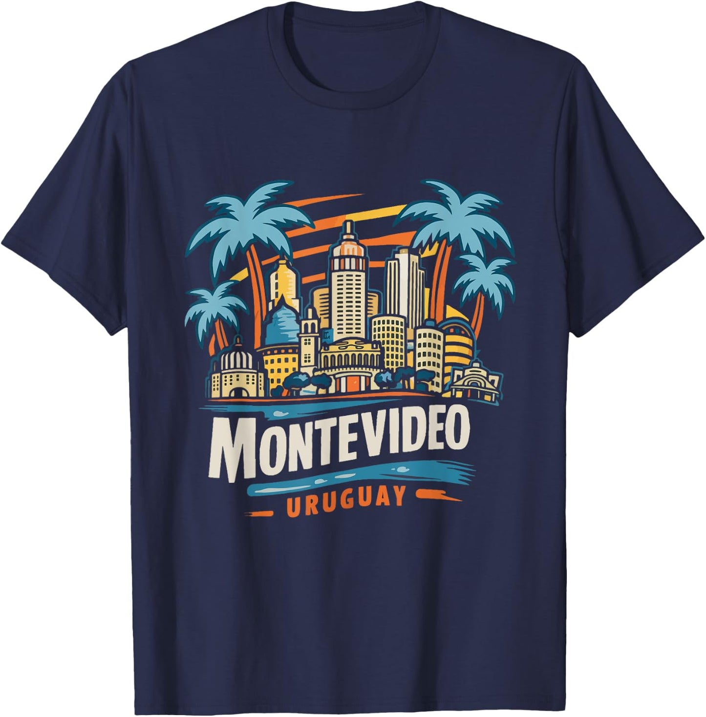 Montevideo Uruguay T-Shirt - T-Shirt | Navy