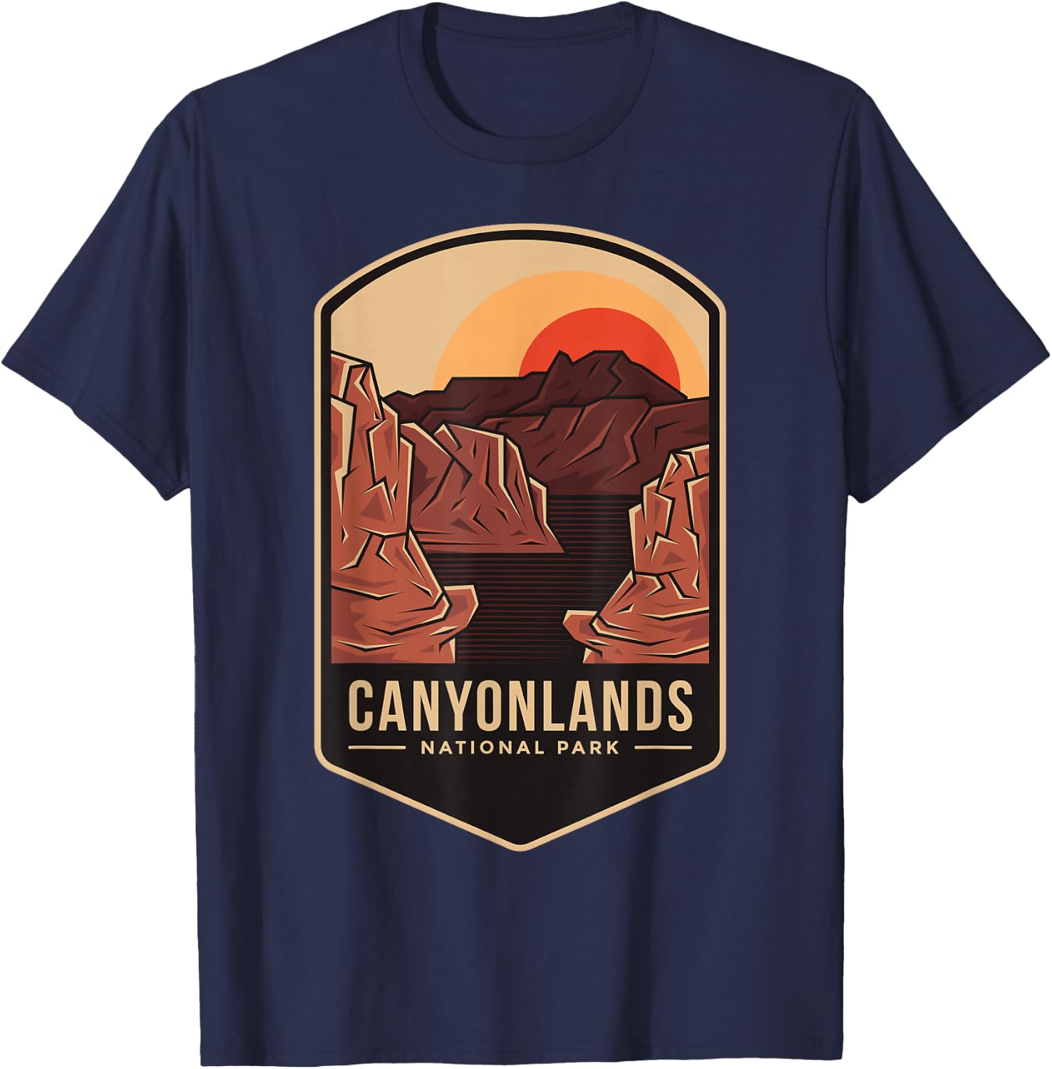 1964 Colorado Moab Utah Canyonlands National Park T-Shirt - T-Shirt | Navy