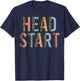 Head Start Teacher Leopard Alphabet Head Start Crew T-Shirt - T-Shirt | Navy