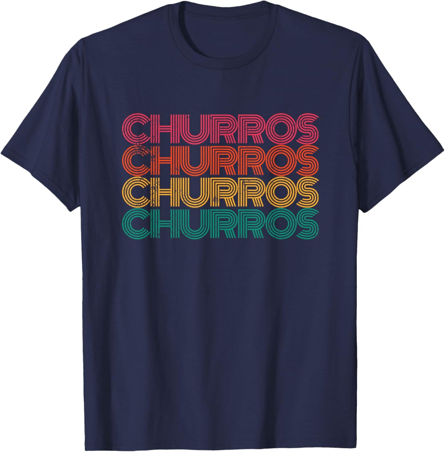 Churro Mexican Dessert Churros T-Shirt - T-Shirt | Navy