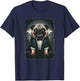 Halloween Vampire Pug Pugs T-Shirt - T-Shirt | Navy