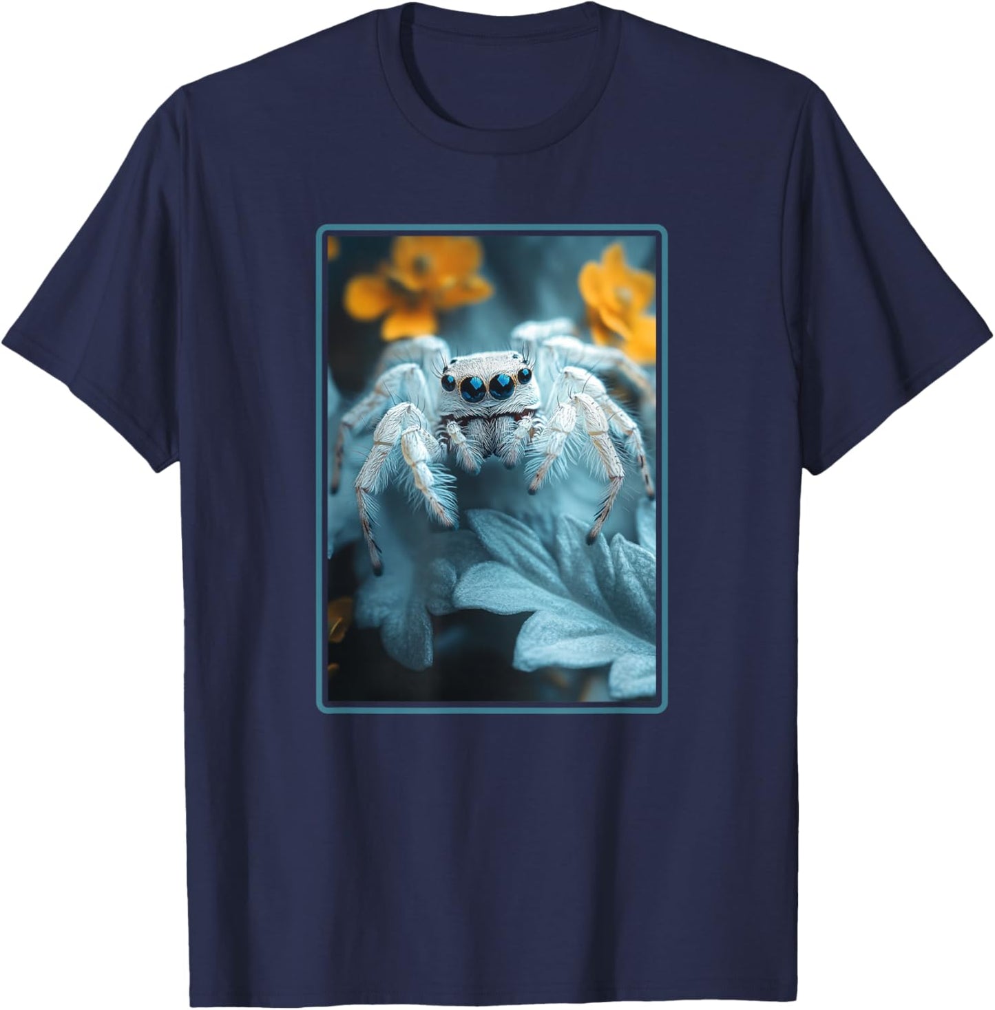 Jumping Spiders Jumping Spider T-Shirt - T-Shirt | Navy