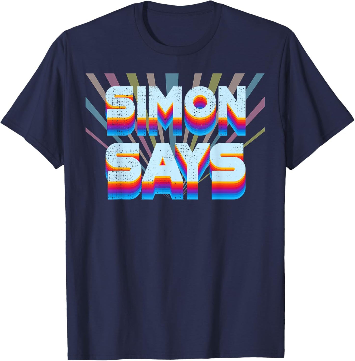 Simon Says Shirt Childhood Games from The 80s Or 90s Costume T-Shirt - T-Shirt | Navy