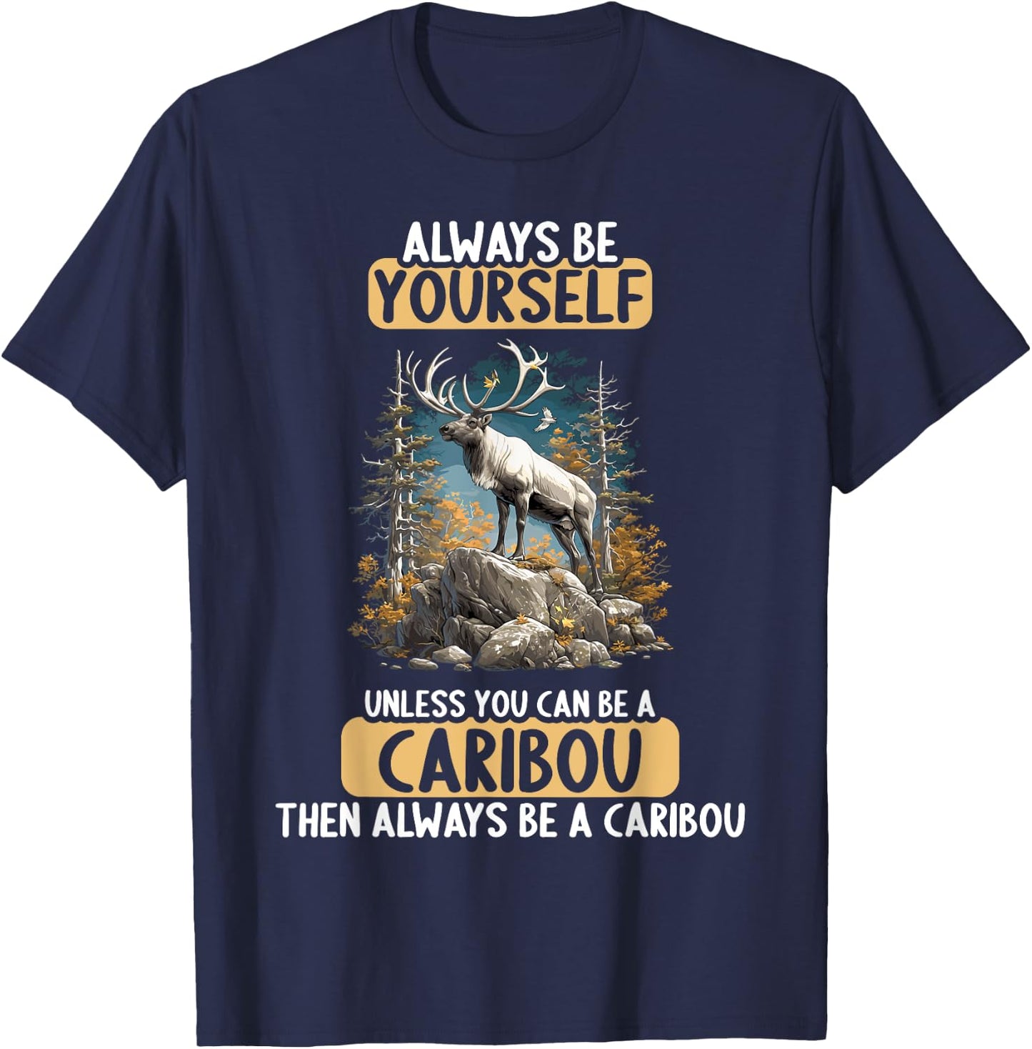 Caribous Caribou T-Shirt - T-Shirt | Navy