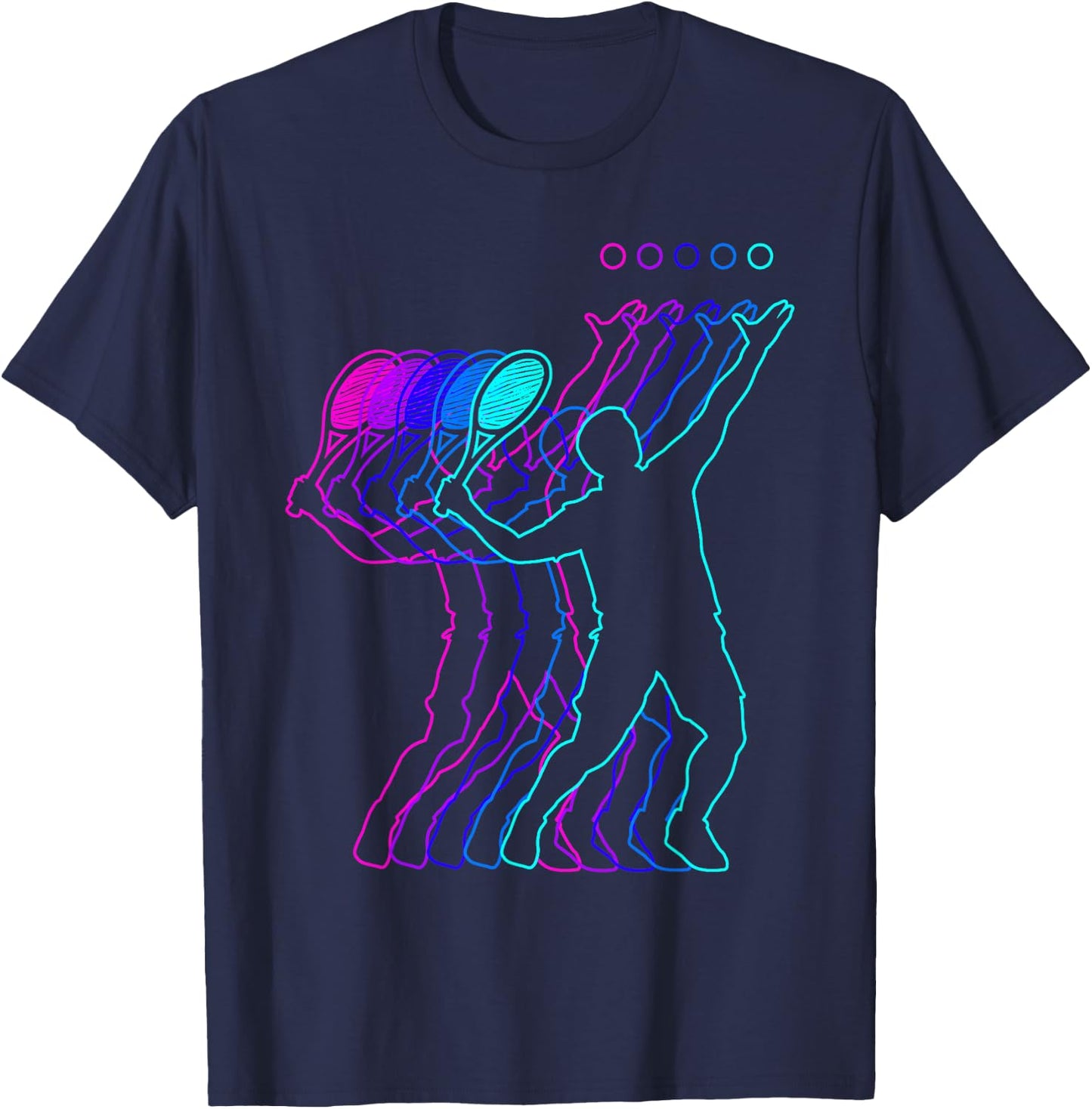 Tennis Player Gift Clothes For Boys Youth Men Kids Teens T-Shirt - T-Shirt | Navy
