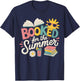 Booked For The Summer Reading Funny Bookworm Reader Beach T-Shirt - T-Shirt | Navy