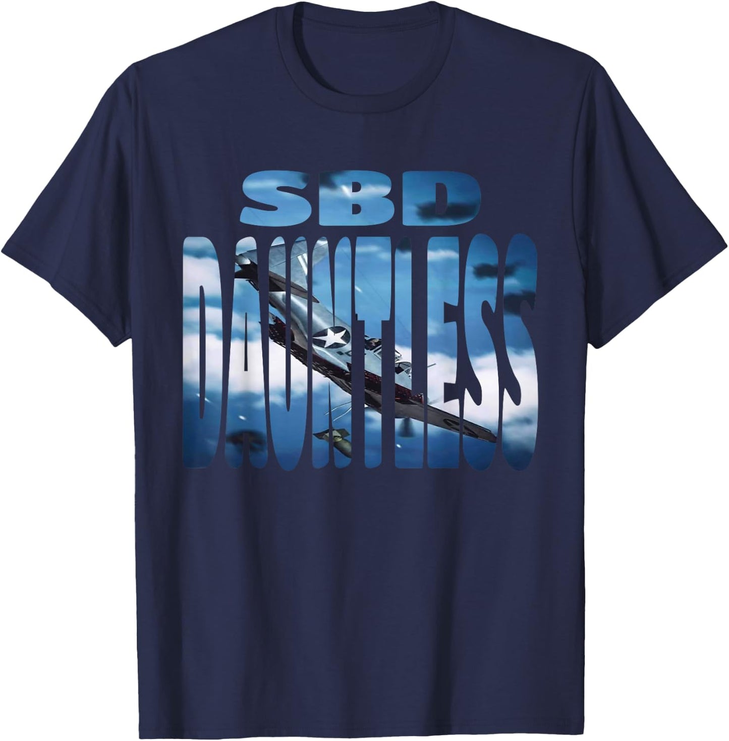 WW2 Warbirds SBD Dauntless Plane Aircraft Aviation Hobbyist T-Shirt - T-Shirt | Navy