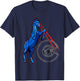 Blucifer - Denver Airport Creepy Horse T-Shirt - T-Shirt | Navy