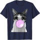 Bubblegum Kitty Cat Women Kids T-Shirt - T-Shirt | Navy