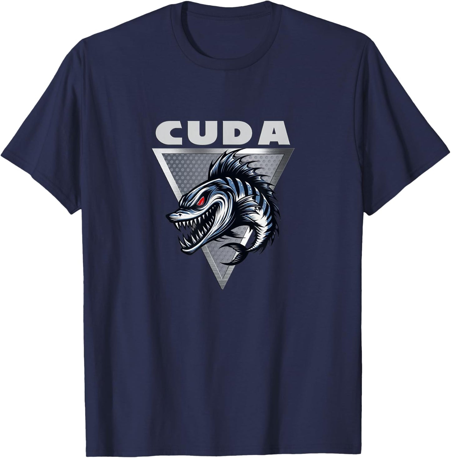 American Muscle Cars, Cuda, Classic Car T-Shirt - T-Shirt | Navy