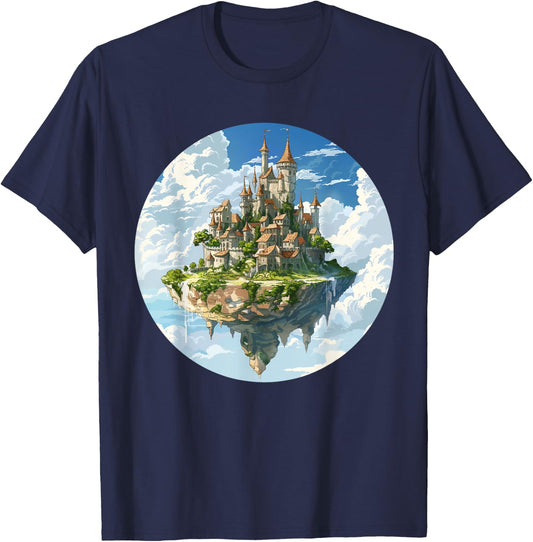 Nice Castle in the Sky Costume T-Shirt - T-Shirt | Navy