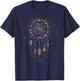 Dream Catcher Native American Hummingbird T-Shirt - T-Shirt | Navy