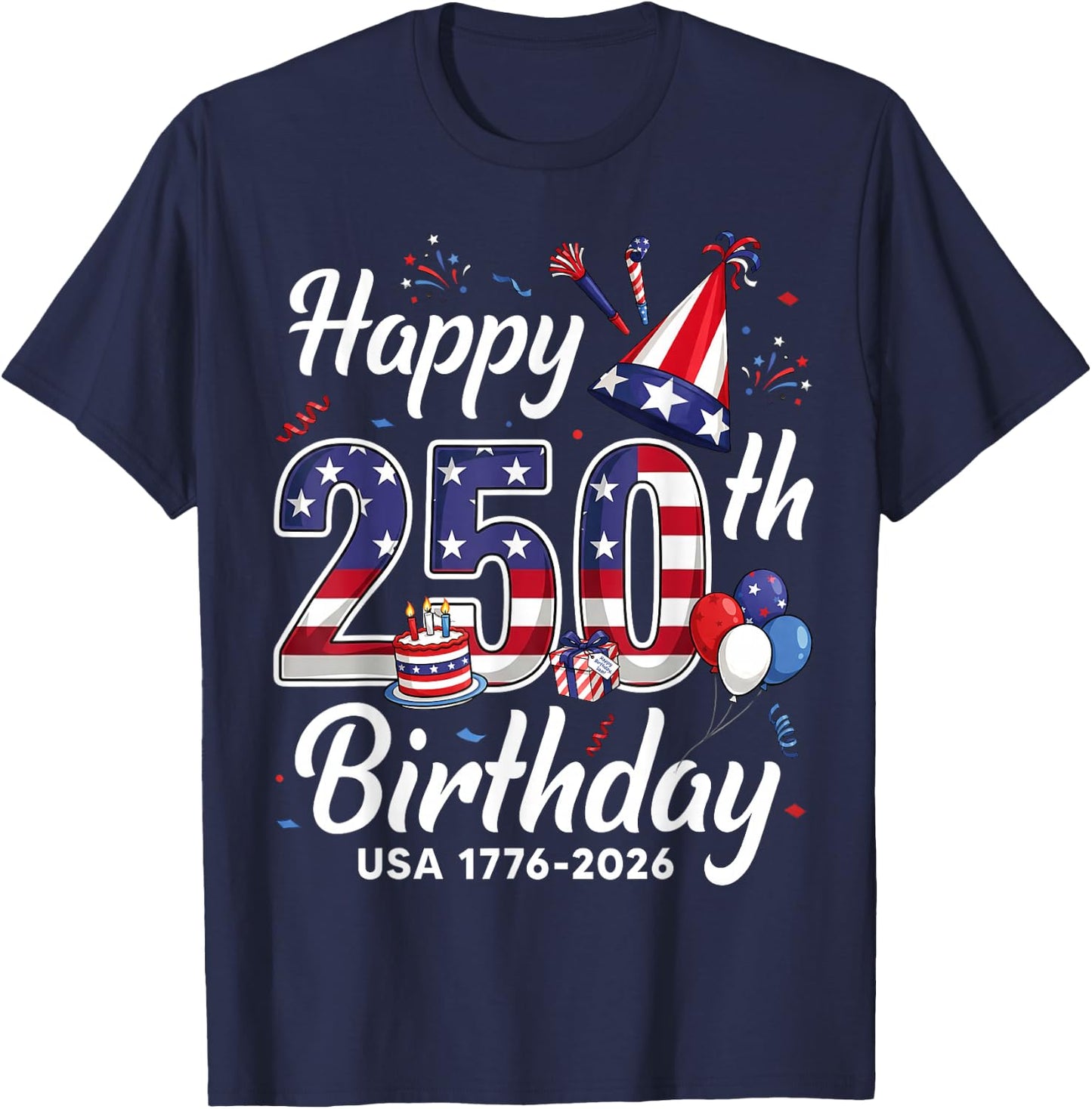 Birthday T-Shirt - T-Shirt | Navy